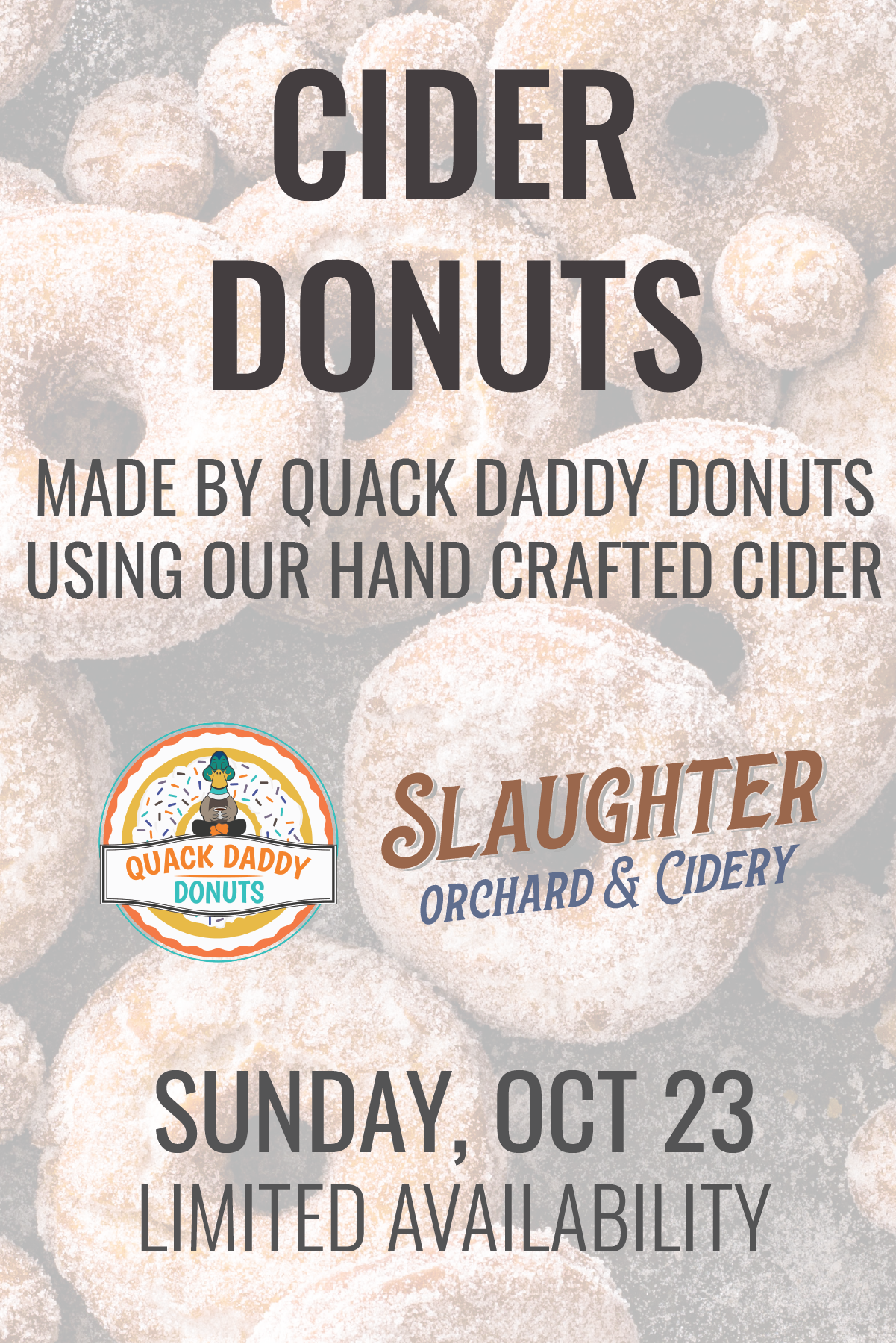 Cider Donuts - Quack Daddy
